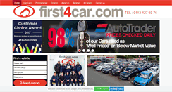 Desktop Screenshot of first4car.com