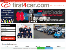 Tablet Screenshot of first4car.com